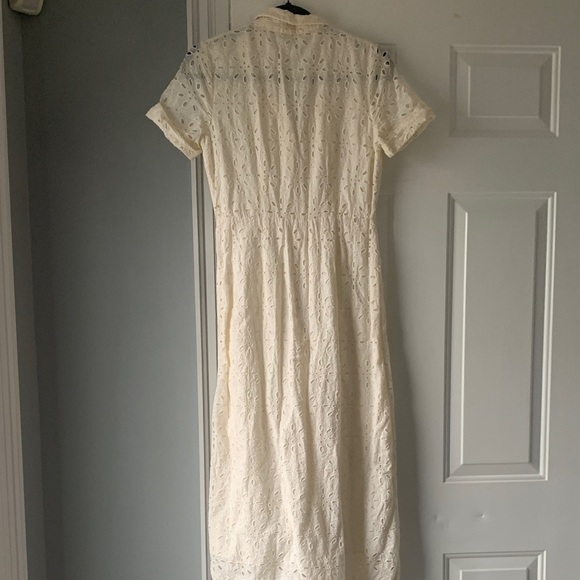 Wilfred Cream Eyelet Dress - Picture 6 of 12